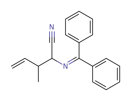 2(diphenyl methylene)amino-3-methyl-4-pentenonitrile