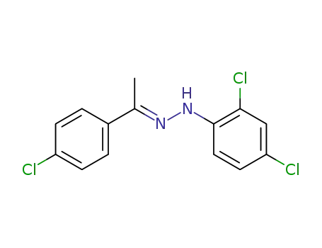 Ethanone, 1-(4-chlorophenyl)-, (2,4-dichlorophenyl)hydrazone