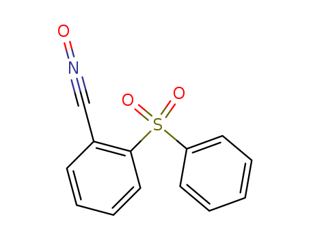 Benzonitrile, 2-(phenylsulfonyl)-, N-oxide