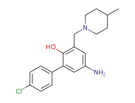 5-Amino-4'-chloro-3-(4-methyl-piperidin-1-ylmethyl)-biphenyl-2-ol