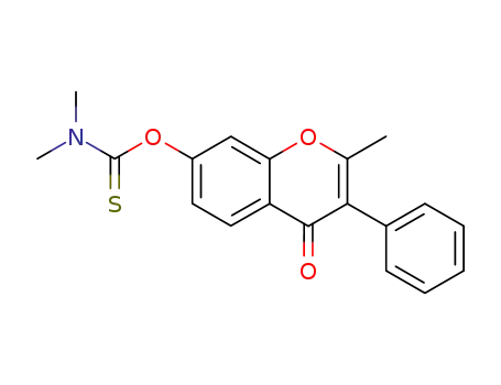 Dimethyl-thiocarbamic acid O-(2-methyl-4-oxo-3-phenyl-4H-chromen-7-yl) ester
