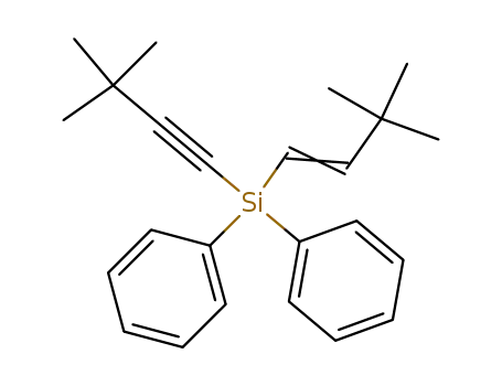 ((E)-3,3-Dimethyl-but-1-enyl)-(3,3-dimethyl-but-1-ynyl)-diphenyl-silane