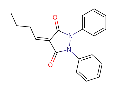 3,5-Pyrazolidinedione, 4-butylidene-1,2-diphenyl-