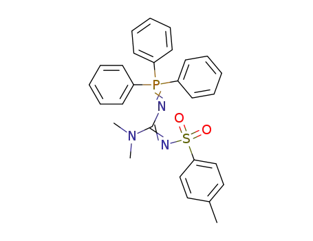 N-<Dimethylamino(triphenylphosphorandiylamino)methylen>-p-toluolsulfonamid