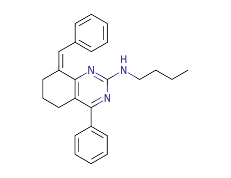 Butyl-{4-phenyl-8-[1-phenyl-meth-(Z)-ylidene]-5,6,7,8-tetrahydro-quinazolin-2-yl}-amine