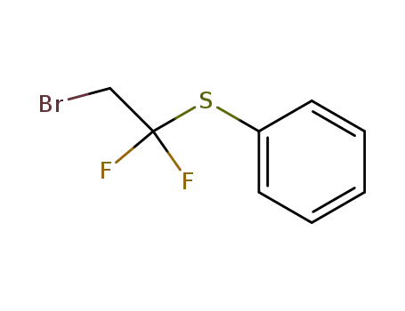 Benzene, [(2-bromo-1,1-difluoroethyl)thio]-