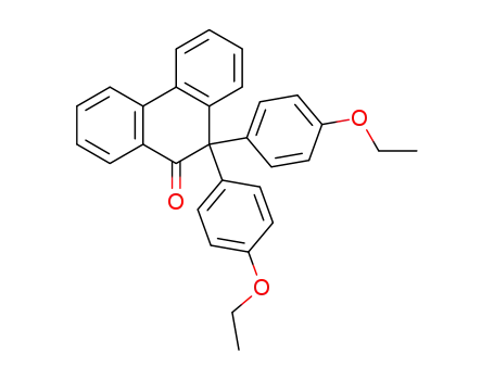 10,10-bis-(4-ethoxy-phenyl)-10<i>H</i>-phenanthren-9-one