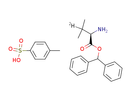 D-(3-2H)valine benzhydryl ester, tosylate salt