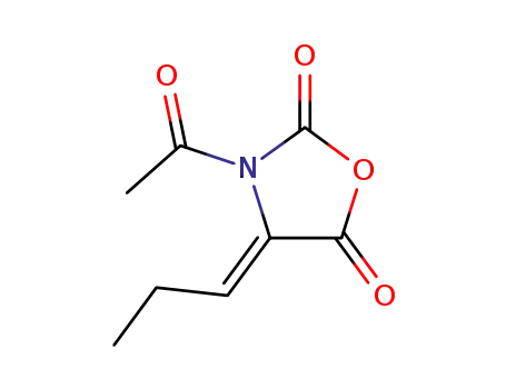2,5-Oxazolidinedione, 3-acetyl-4-propylidene-, (Z)-