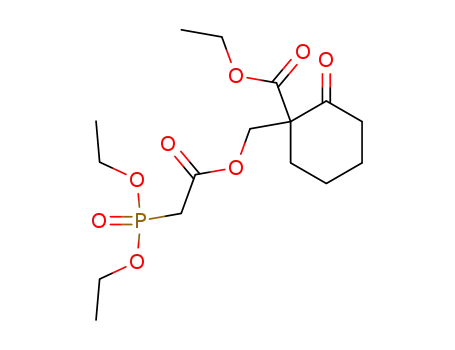 1-[2-(Diethoxy-phosphoryl)-acetoxymethyl]-2-oxo-cyclohexanecarboxylic acid ethyl ester