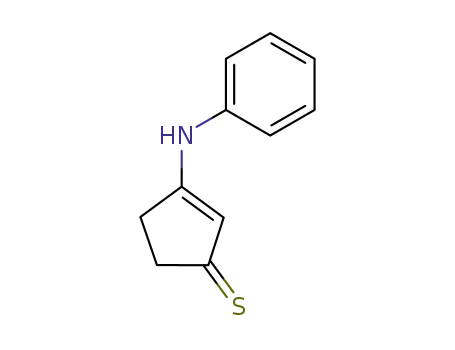 2-Cyclopentene-1-thione, 3-(phenylamino)-
