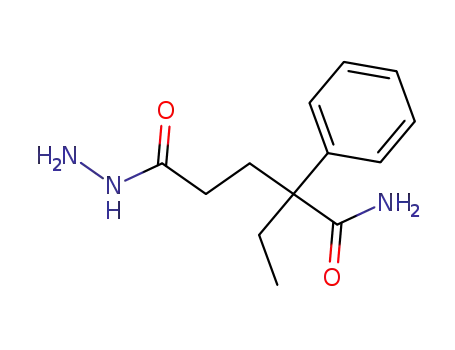 Molecular Structure of 83435-77-2 (4-phenyl-4-carboxamidohexanoic acid hydrazide)