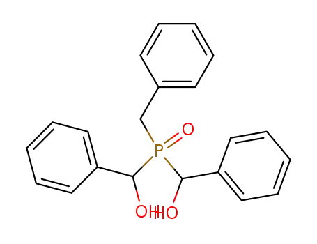 Molecular Structure of 36871-68-8 ((benzylphosphoryl)bis(phenylmethanol))