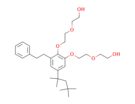 2-{2-[2-[2-(2-Hydroxy-ethoxy)-ethoxy]-3-phenethyl-5-(1,1,3,3-tetramethyl-butyl)-phenoxy]-ethoxy}-ethanol