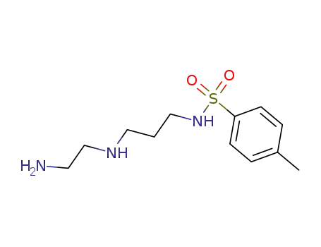 Molecular Structure of 143699-26-7 (Benzenesulfonamide, N-[3-[(2-aminoethyl)amino]propyl]-4-methyl-)