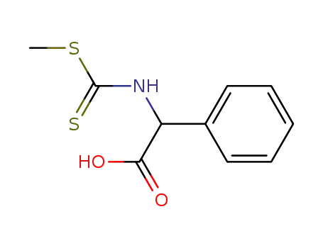Methylsulfanylthiocarbonylamino-phenyl-acetic acid