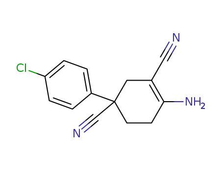 4-Amino-1-(4-chloro-phenyl)-cyclohex-3-ene-1,3-dicarbonitrile