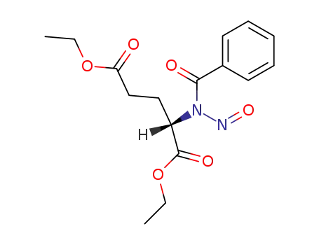 N-Nitroso-N-benzoyl-L-glutaminsaeure-diethylester