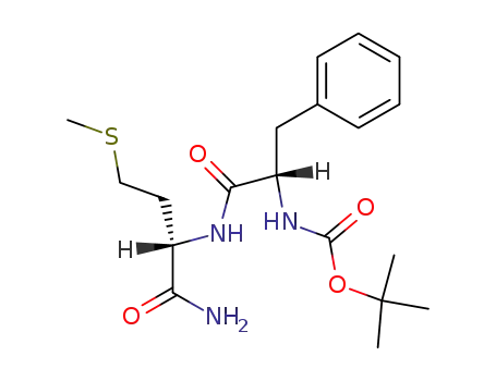 Molecular Structure of 56063-15-1 (L-Methioninamide, N-[(1,1-dimethylethoxy)carbonyl]-L-phenylalanyl-)