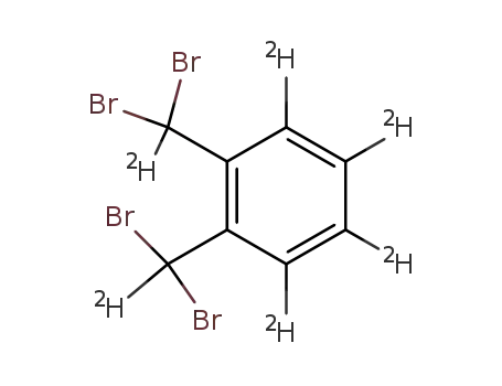 Molecular Structure of 115525-35-4 (<4-2H>-1,2-bis(dibromodeuteriomethyl)benzene)