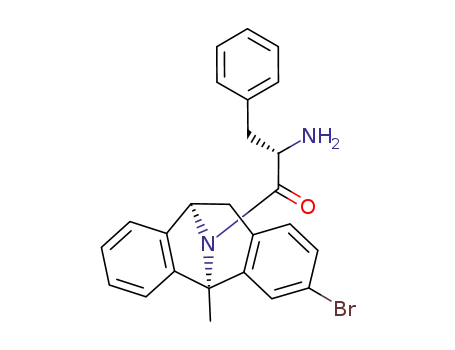 (5S,10R)-L-phenylalanyl-3-bromo-10,11-dihydro-5-methyl-5H-dibenzo<a,d>cyclohepten-5,10-imine