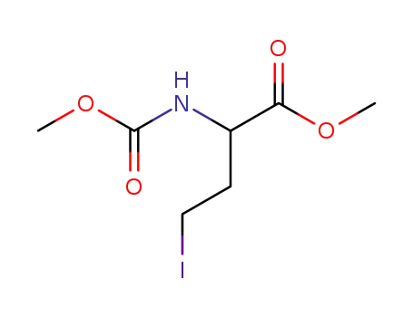 Butanoic acid, 4-iodo-2-[(methoxycarbonyl)amino]-, methyl ester