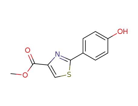 4-Thiazolecarboxylic acid, 2-(4-hydroxyphenyl)-, Methyl ester