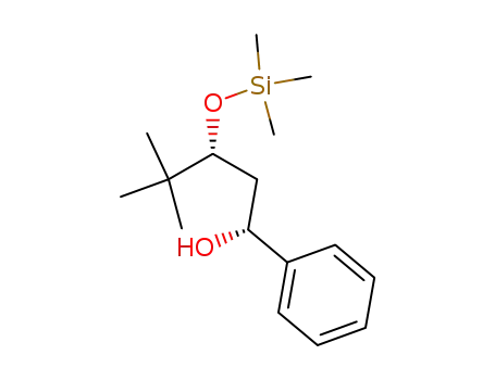 (1R*,3R*)-4,4-Dimethyl-1-phenyl-3-(trimethylsilyloxy)-1-pentanol
