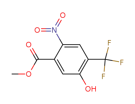 3-Hydroxy-6-nitro-4-(trifluormethyl)benzoesaeure-methylester