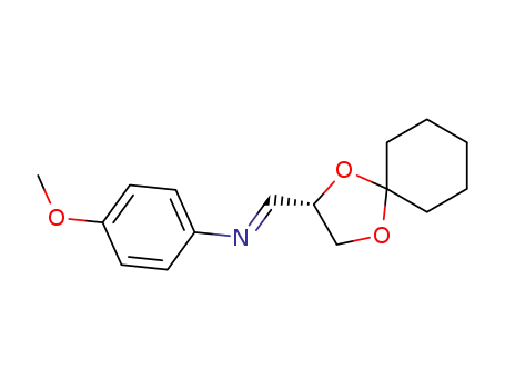 [(S)-1-(1,4-Dioxa-spiro[4.5]dec-2-yl)-meth-(E)-ylidene]-(4-methoxy-phenyl)-amine