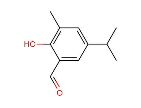 Benzaldehyde, 2-hydroxy-3-methyl-5-(1-methylethyl)-