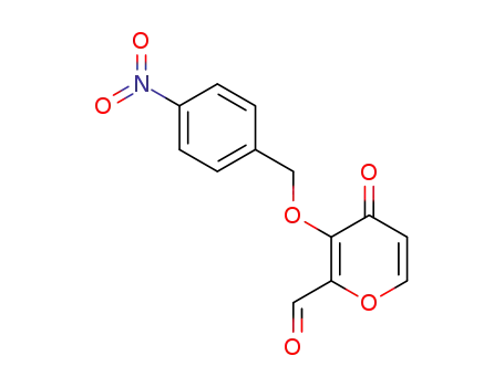 4H-Pyran-2-carboxaldehyde, 3-[(4-nitrophenyl)methoxy]-4-oxo-