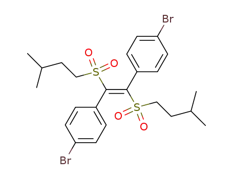 trans-1,2-bis(isoamylsulphonyl)-1,2-bis(4'-bromophenyl)ethylene