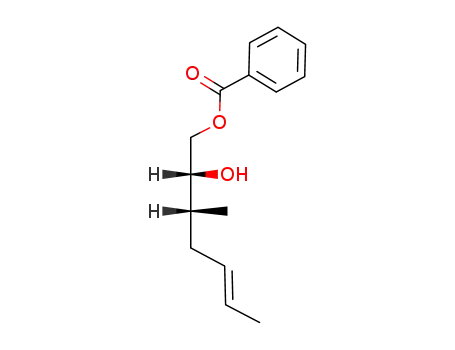(2R,3R,5E)-2-hydroxy-3-methyl-5-heptenyl benzoate