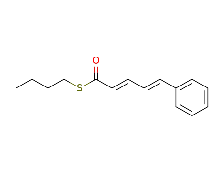 Molecular Structure of 75839-78-0 ((2E,4E)-5-Phenyl-penta-2,4-dienethioic acid S-butyl ester)