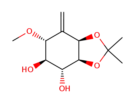 1L-(1,2,4/3,5)-1,2-O-isopropylidene-5-O-methyl-6-methylenecyclohexane-1,2,3,4,5-pentol
