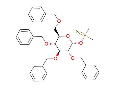 2,3,4,6-tetra-O-benzyl-α-D-glucopyranosyl dimethylphosphinothioate
