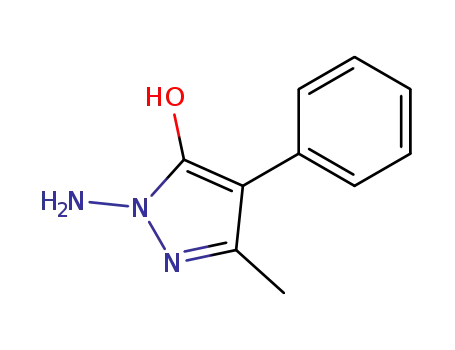 1-amino-3-methyl-4-phenylpyrazolin-5-one