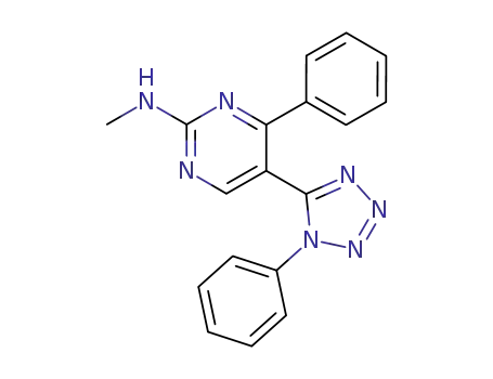 N-methyl-N-[4-phenyl-5-(1-phenyl-1H-tetraazol-5-yl)-2-pyrimidinyl]amine