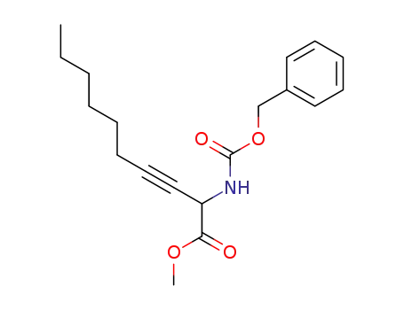 methyl 2-amino-N-(benzyloxycarbonyl)-3-decynoate
