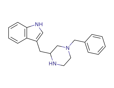 1-benzyl-3-(3'-indolylmethyl)piperazine