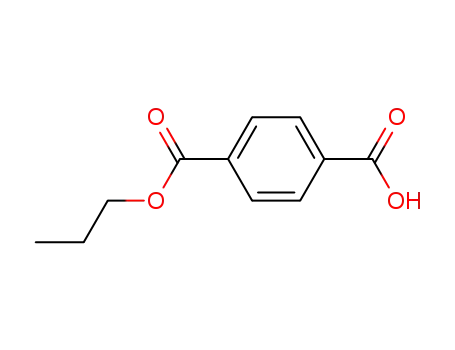 Molecular Structure of 1818-05-9 (1,4-Benzenedicarboxylic acid, monopropyl ester)