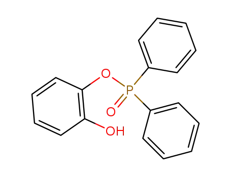 Molecular Structure of 60823-55-4 (Phosphinic acid, diphenyl-, 2-hydroxyphenyl ester)