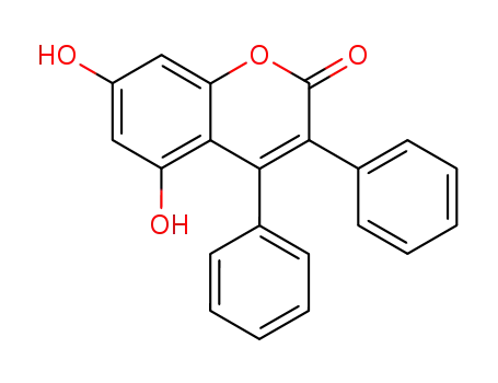 5,7-dihydroxy-3,4-diphenyl-coumarin