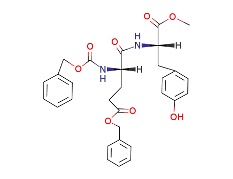 L-Tyrosine, N-[N-[(phenylmethoxy)carbonyl]-L-a-glutamyl]-, 1-methyl
5-(phenylmethyl) ester