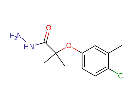 Propanoic acid, 2-(4-chloro-3-methylphenoxy)-2-methyl-, hydrazide