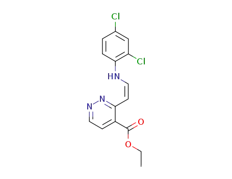 3-<2-(2,4-dichlorophenylamino)ethenyl>-4-ethoxycarbonylpyridazine