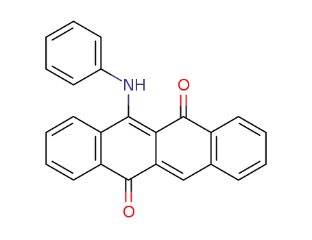 5,11-Naphthacenedione, 6-(phenylamino)-