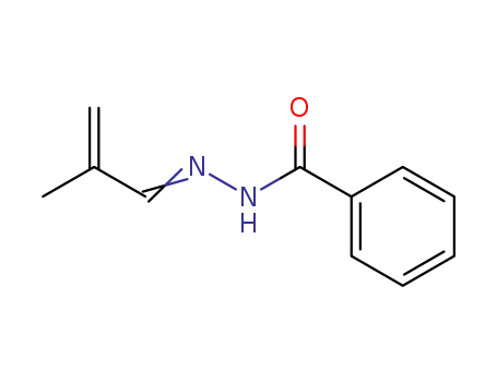 Molecular Structure of 133392-46-8 (Benzoic  acid,  (2-methyl-2-propenylidene)hydrazide  (9CI))