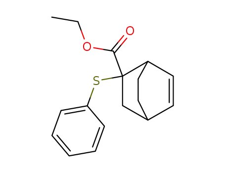 2-(Phenylthio)-bicyclo-<2.2.2>-oct-5-en-2-carbonsaeureethylester